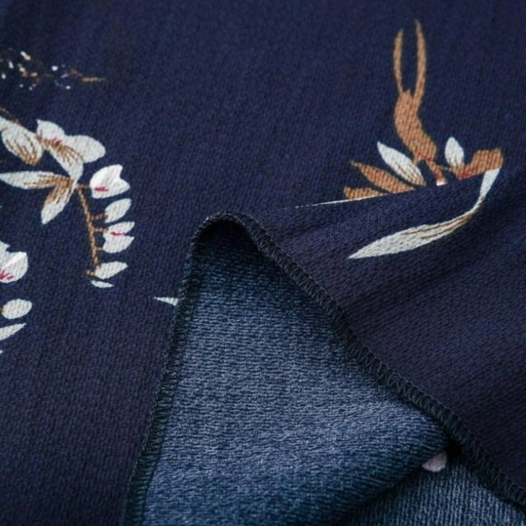 Women's Maxi Dress Plus Size XXL Flutter Sleeve Floral Print Smocked Romantic - Picture 3 of 6